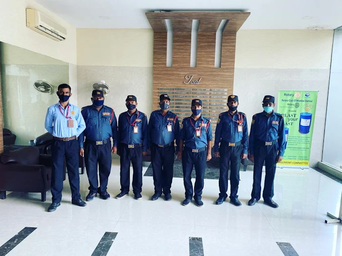 Security personnel drill
